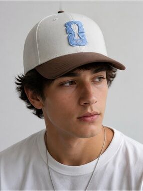 Brand new Fifa 2026 White and Brown Baseball Cap with Light Blue Embroidery